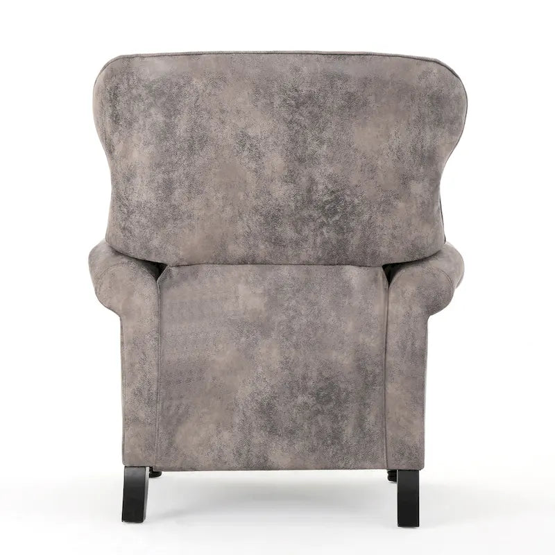 Fauteuil inclinable club en microfibre touffetée Walder par Christopher Knight Home