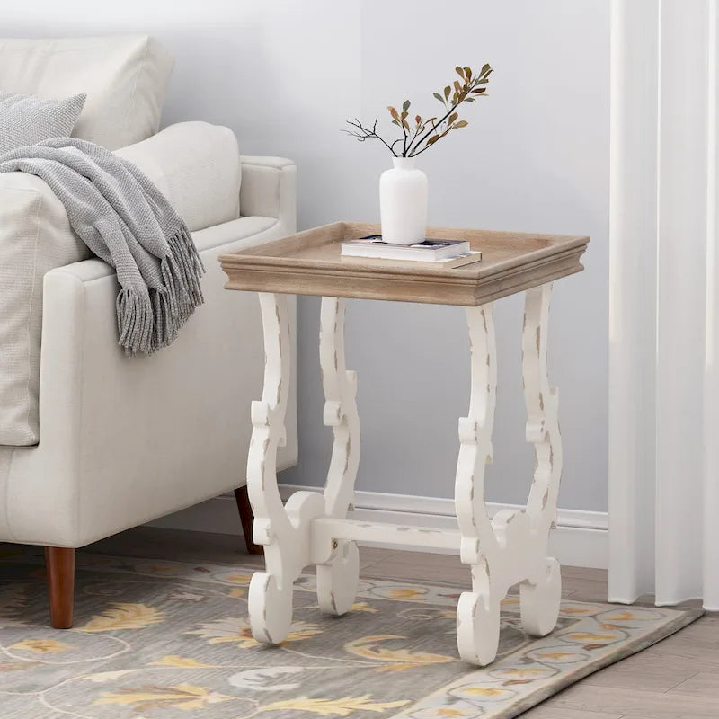 Table d'appoint Lonedell façon campagne française de Christopher Knight Home