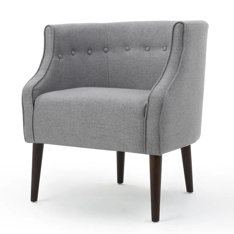Fauteuil club en tissu capitonné Brandi de Christopher Knight Home – 27,00 L x 28,75 P x 30,50 H