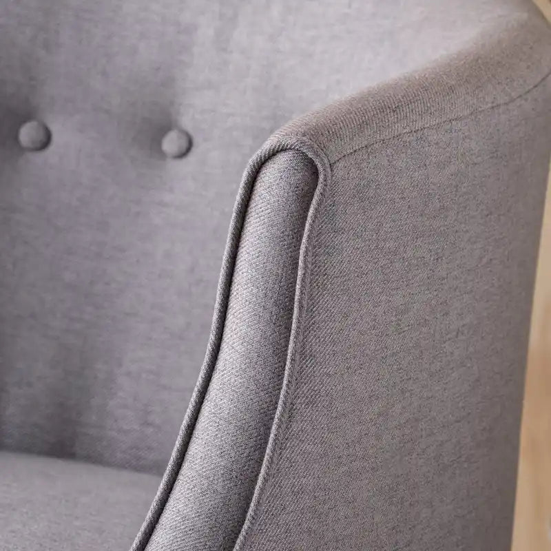 Fauteuil club en tissu capitonné Brandi de Christopher Knight Home – 27,00 L x 28,75 P x 30,50 H