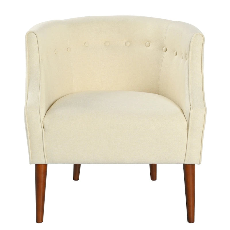 Fauteuil club en tissu capitonné Brandi de Christopher Knight Home – 27,00 L x 28,75 P x 30,50 H