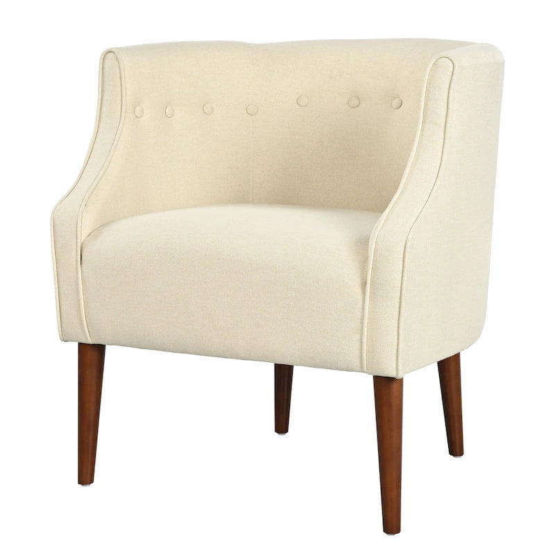 Fauteuil club en tissu capitonné Brandi de Christopher Knight Home – 27,00 L x 28,75 P x 30,50 H