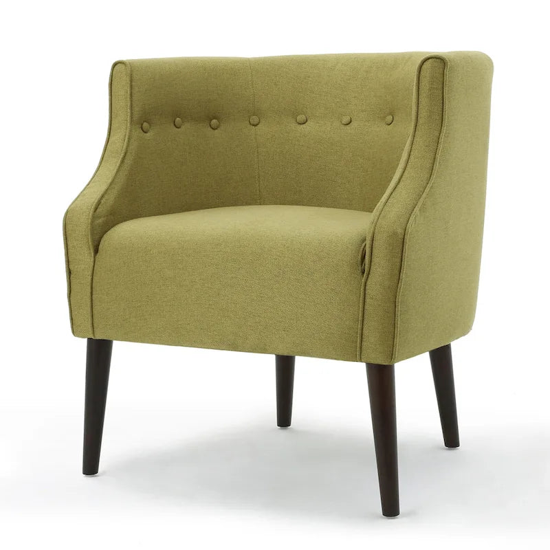 Fauteuil club en tissu capitonné Brandi de Christopher Knight Home – 27,00 L x 28,75 P x 30,50 H