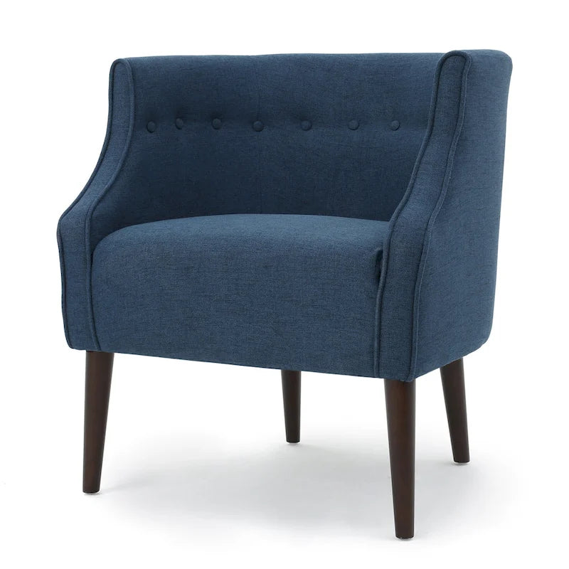 Fauteuil club en tissu capitonné Brandi de Christopher Knight Home – 27,00 L x 28,75 P x 30,50 H