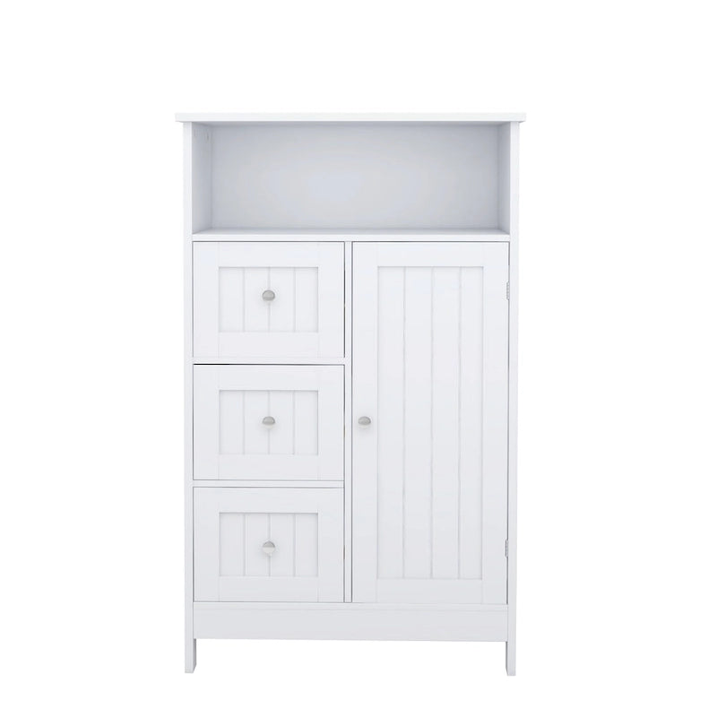 Meuble de rangement de salle de bain sur pied