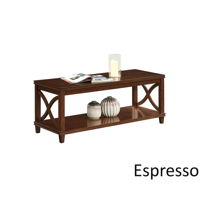 Table basse Florence avec étagère de Convenience Concepts