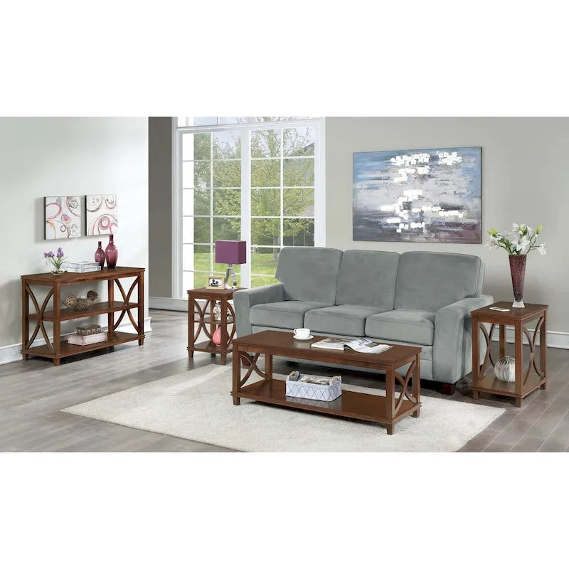 Table basse Florence avec étagère de Convenience Concepts