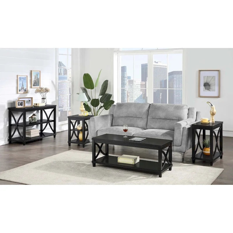 Table basse Florence avec étagère de Convenience Concepts