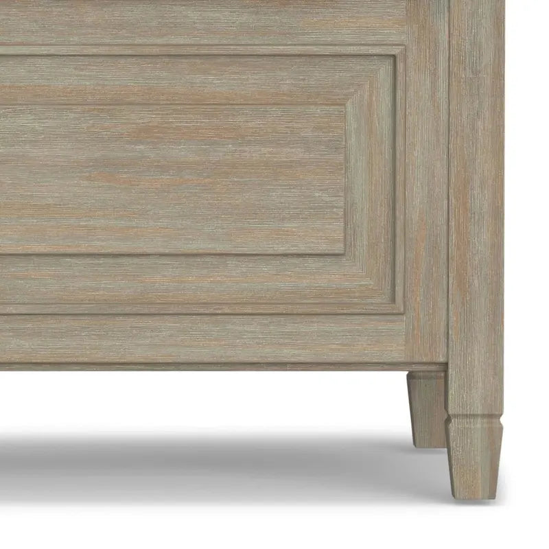 WYNDENHALL Hampshire Banc de rangement traditionnel en bois massif de 42 pouces de large pour entrée - 42 L x 18 P x 29,5 H