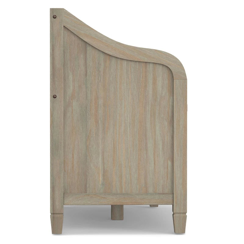 WYNDENHALL Hampshire Banc de rangement traditionnel en bois massif de 42 pouces de large pour entrée - 42 L x 18 P x 29,5 H