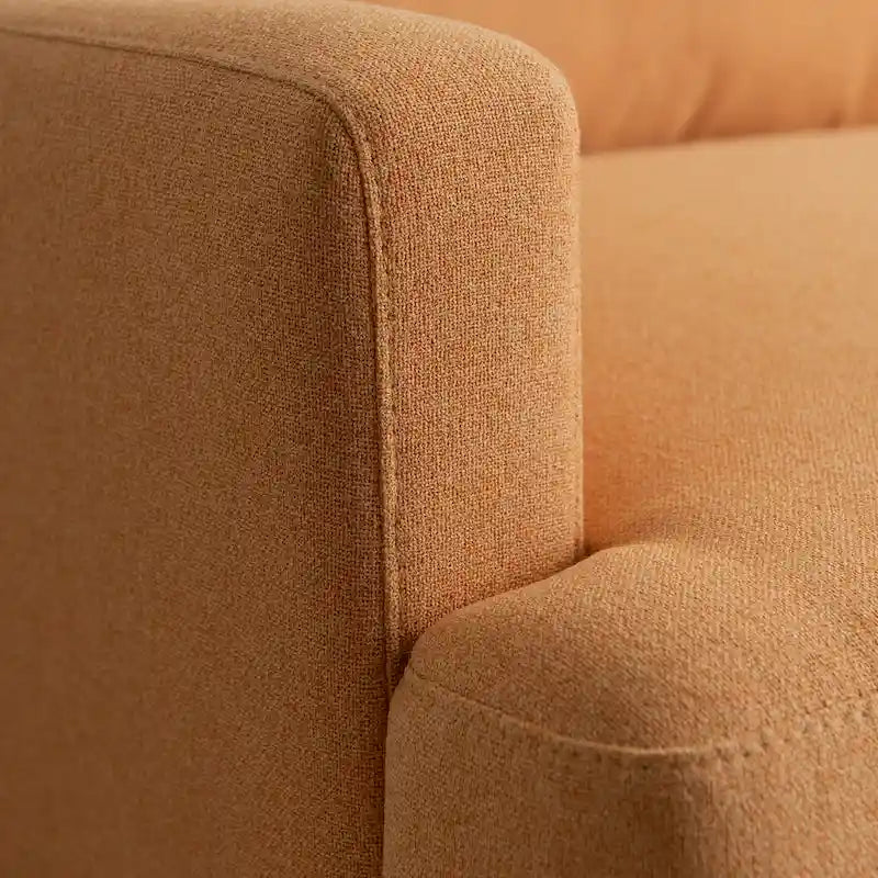 Causeuse capitonnée en tissu, canapé moderne pour salon, chambre, appartement