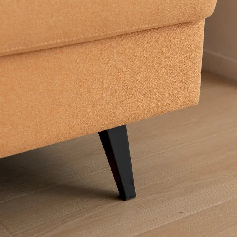 Causeuse capitonnée en tissu, canapé moderne pour salon, chambre, appartement