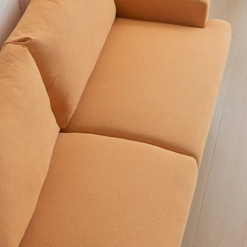 Causeuse capitonnée en tissu, canapé moderne pour salon, chambre, appartement