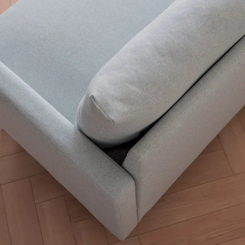 Causeuse capitonnée en tissu, canapé moderne pour salon, chambre, appartement