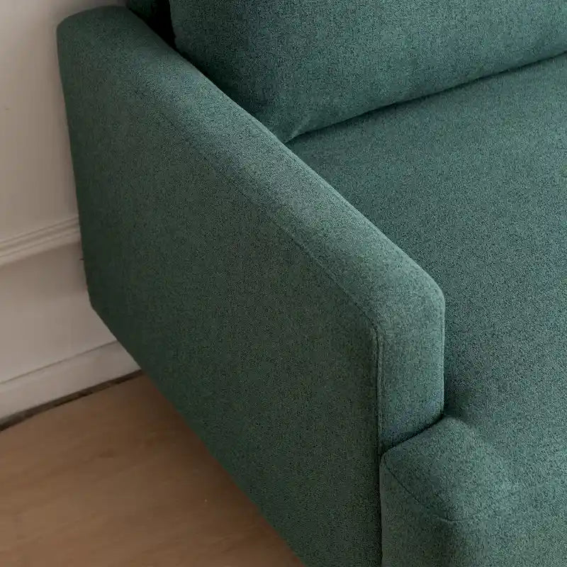 Causeuse capitonnée en tissu, canapé moderne pour salon, chambre, appartement