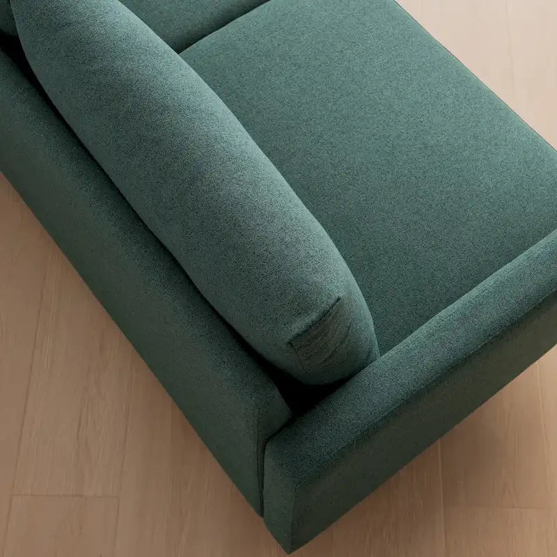 Causeuse capitonnée en tissu, canapé moderne pour salon, chambre, appartement