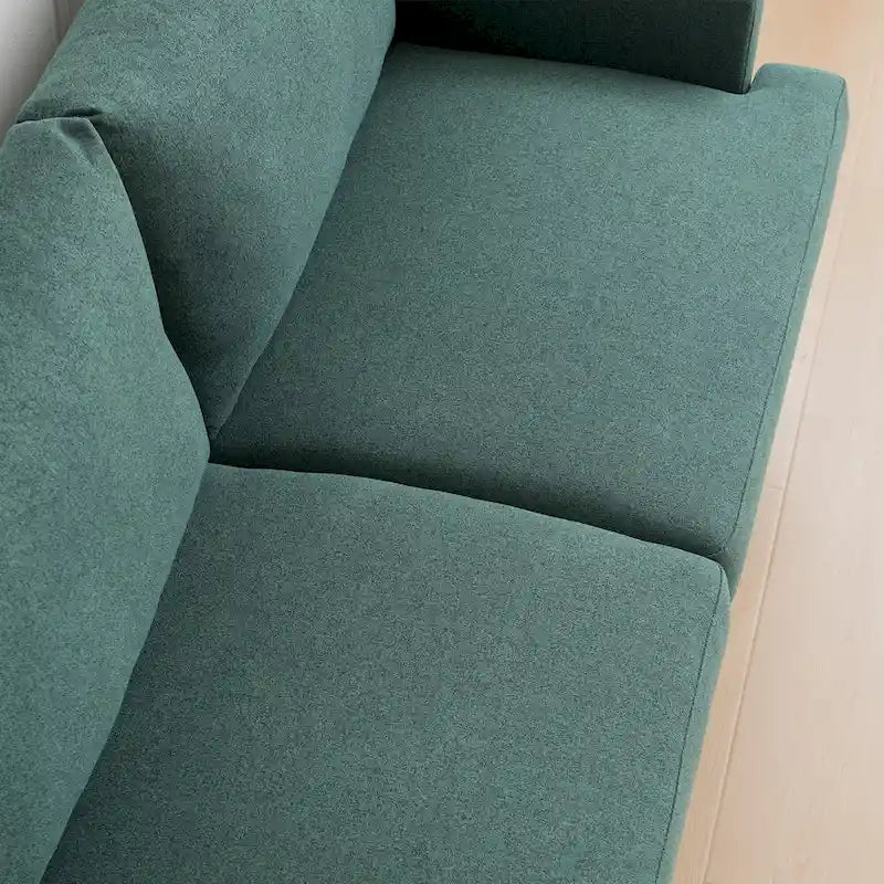 Causeuse capitonnée en tissu, canapé moderne pour salon, chambre, appartement