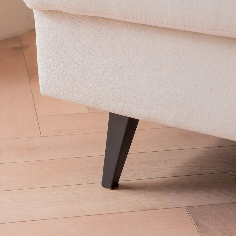 Causeuse capitonnée en tissu, canapé moderne pour salon, chambre, appartement