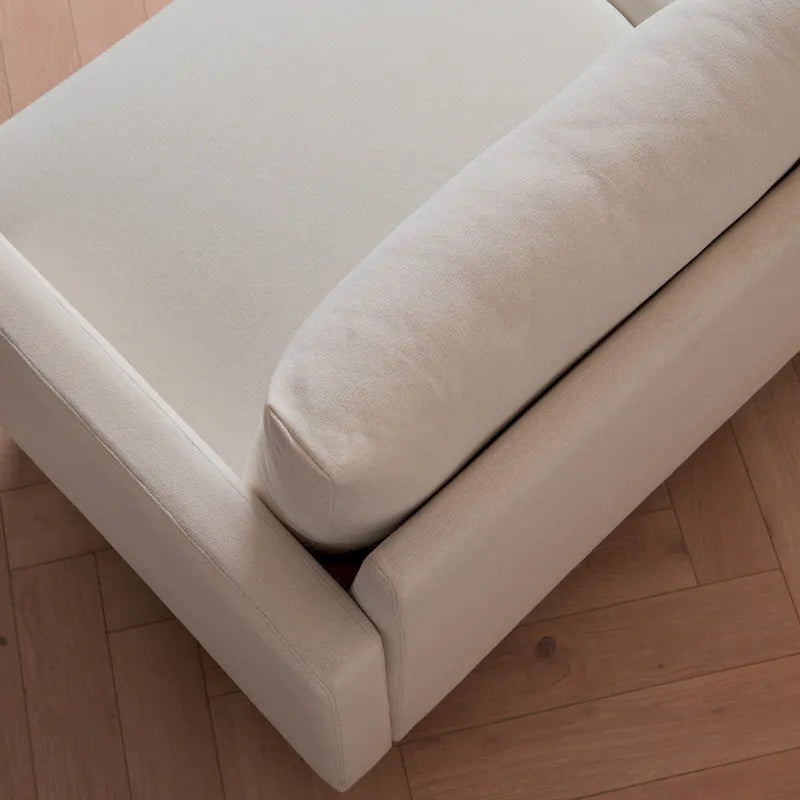 Causeuse capitonnée en tissu, canapé moderne pour salon, chambre, appartement