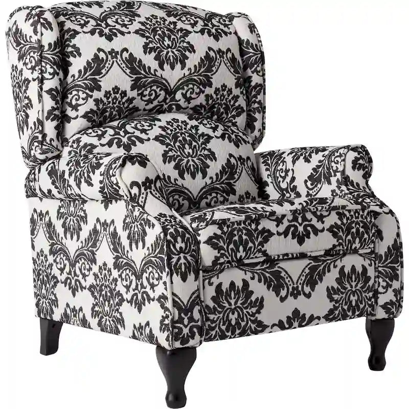 Fauteuil inclinable à oreilles rembourré Simple Living