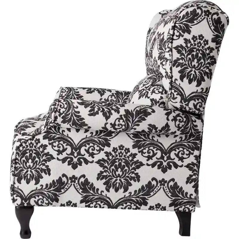 Fauteuil inclinable à oreilles rembourré Simple Living