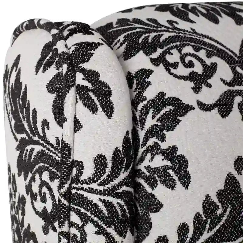 Fauteuil inclinable à oreilles rembourré Simple Living