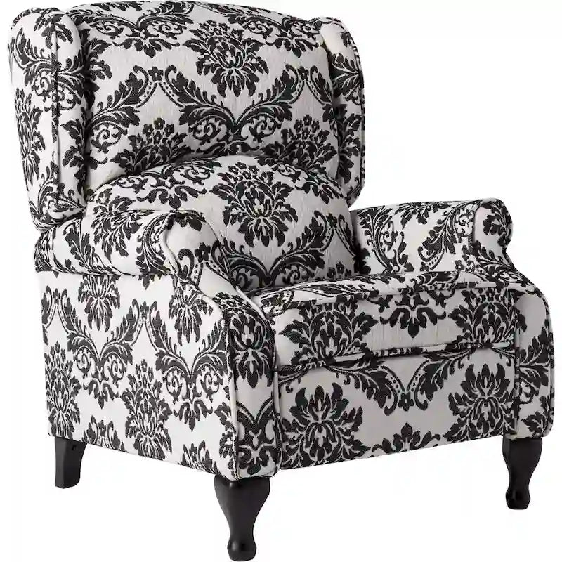 Fauteuil inclinable à oreilles rembourré Simple Living