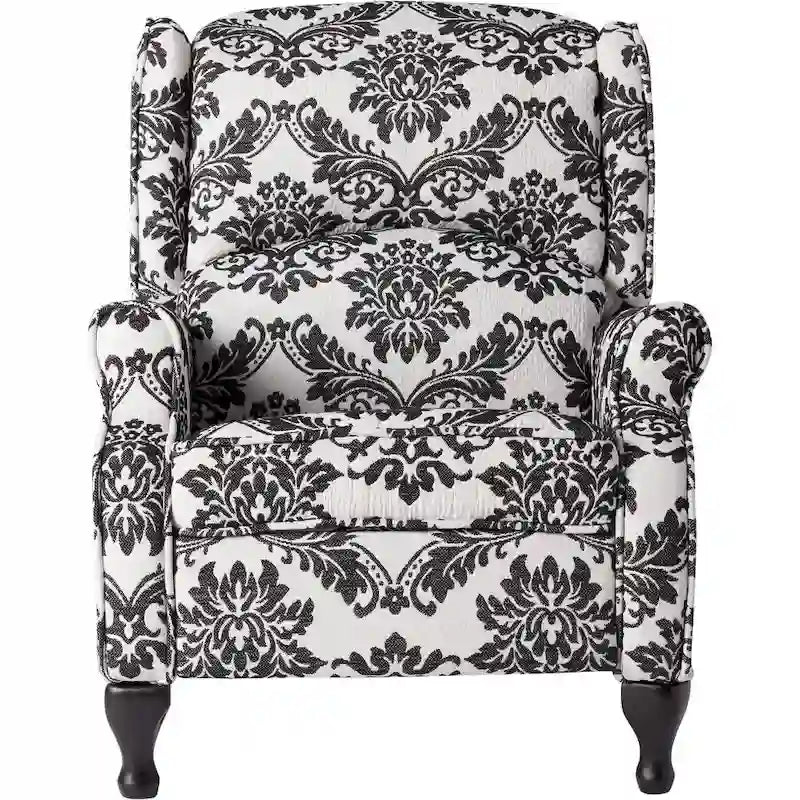 Fauteuil inclinable à oreilles rembourré Simple Living