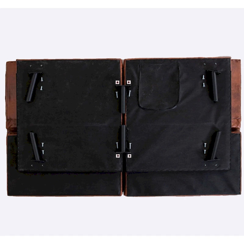 Canapé Futon Convertible, Lit Futon en Similicuir, Meuble Canapé-Lit pour Petits Espaces, Dortoir, Salon