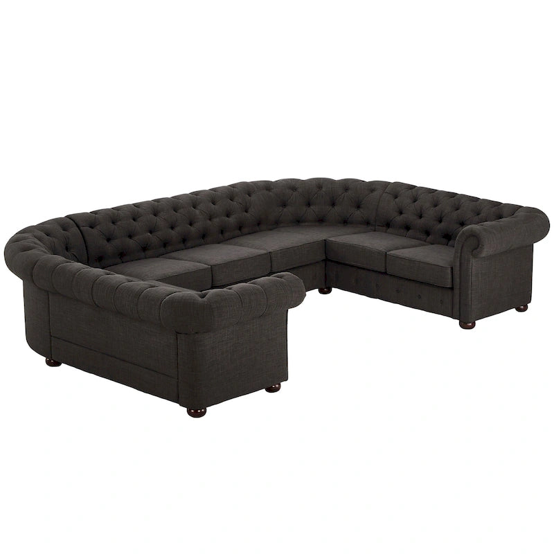 Canapé d'angle en U Chesterfield Knightsbridge par iNSPIRE Q Artisan