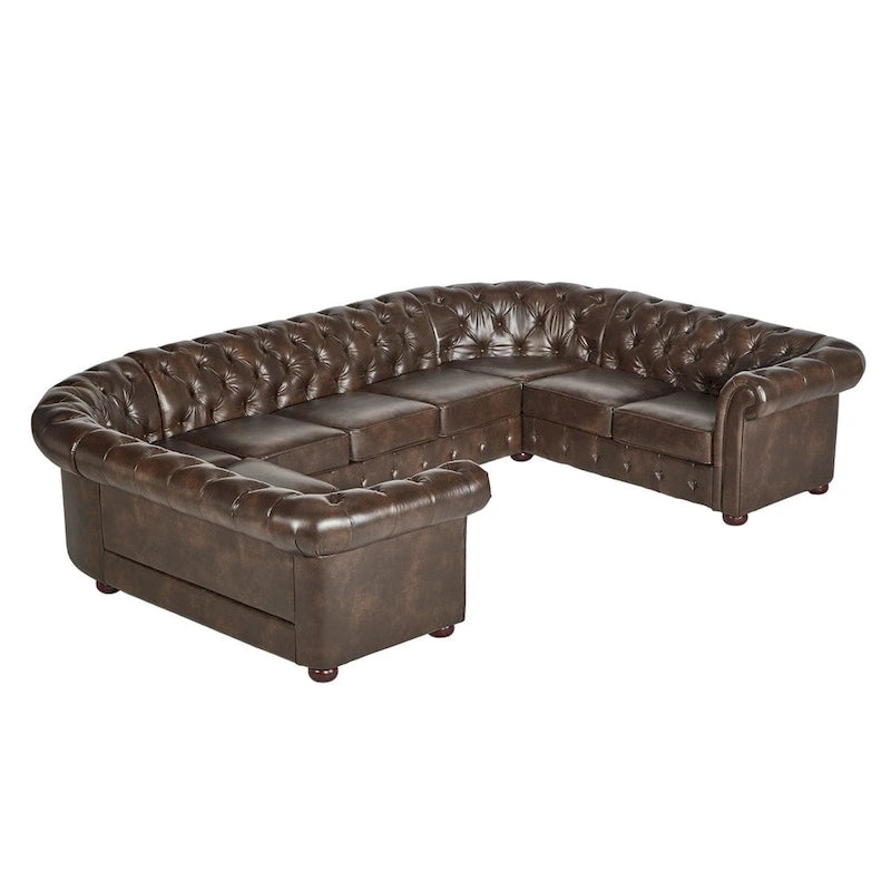 Canapé d'angle en U Chesterfield Knightsbridge par iNSPIRE Q Artisan