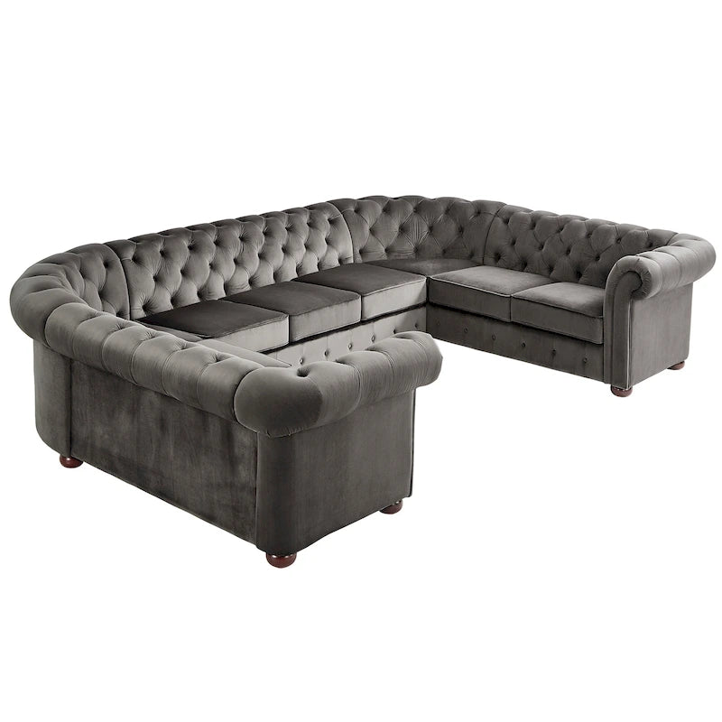 Canapé d'angle en U Chesterfield Knightsbridge par iNSPIRE Q Artisan