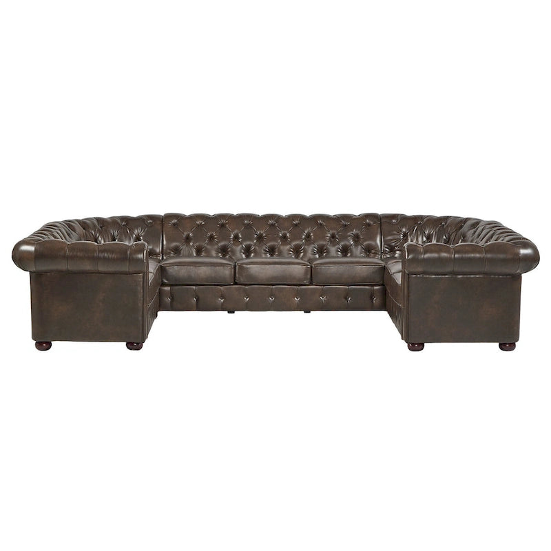 Canapé d'angle en U Chesterfield Knightsbridge par iNSPIRE Q Artisan