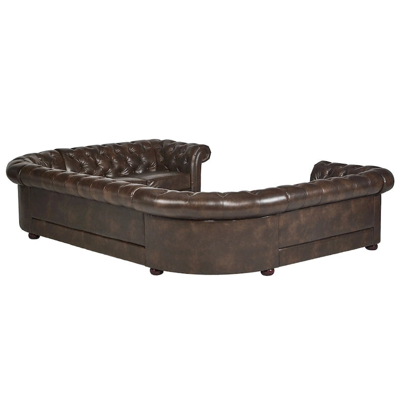 Canapé d'angle en U Chesterfield Knightsbridge par iNSPIRE Q Artisan