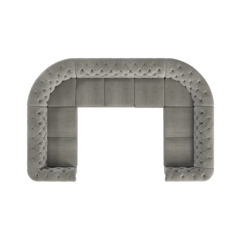 Canapé d'angle en U Chesterfield Knightsbridge par iNSPIRE Q Artisan