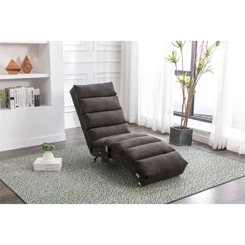 Chaise longue en lin pour intérieur, longue banquette moderne pour bureau ou salon