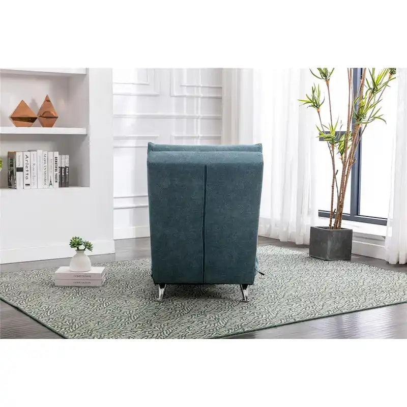 Chaise longue en lin pour intérieur, longue banquette moderne pour bureau ou salon