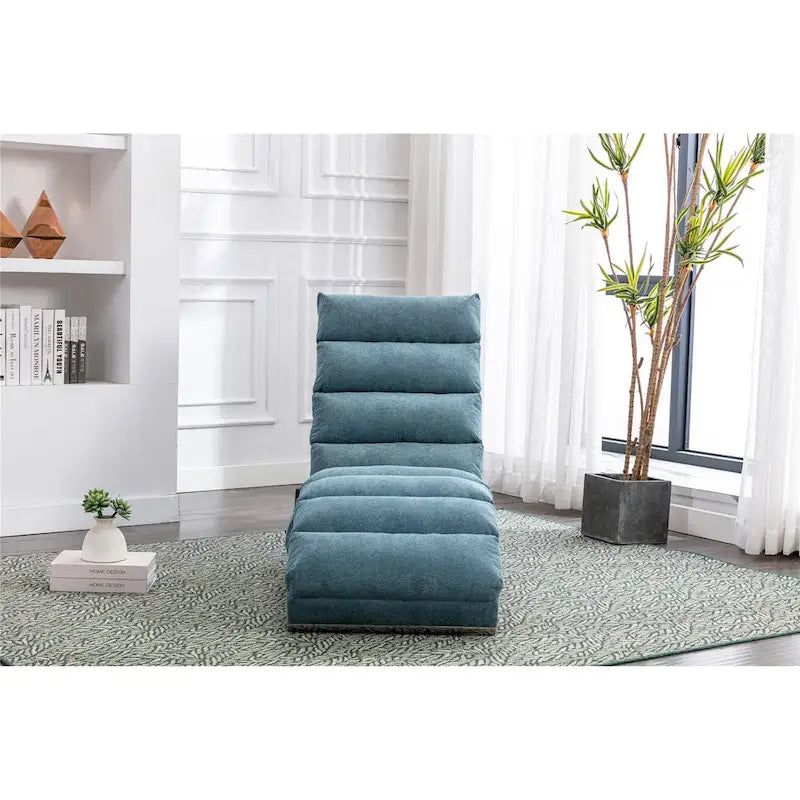 Chaise longue en lin pour intérieur, longue banquette moderne pour bureau ou salon