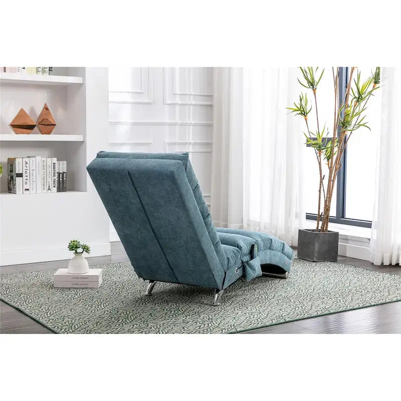 Chaise longue en lin pour intérieur, longue banquette moderne pour bureau ou salon