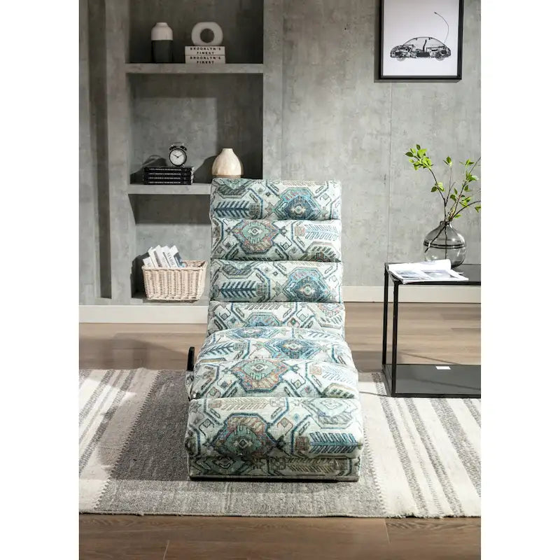 Chaise longue en lin pour intérieur, longue banquette moderne pour bureau ou salon