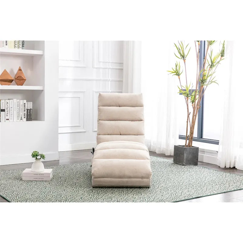 Chaise longue en lin pour intérieur, longue banquette moderne pour bureau ou salon