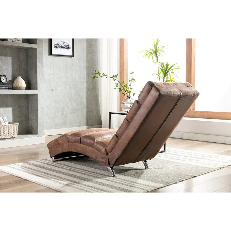 Chaise longue en lin pour intérieur, longue banquette moderne pour bureau ou salon