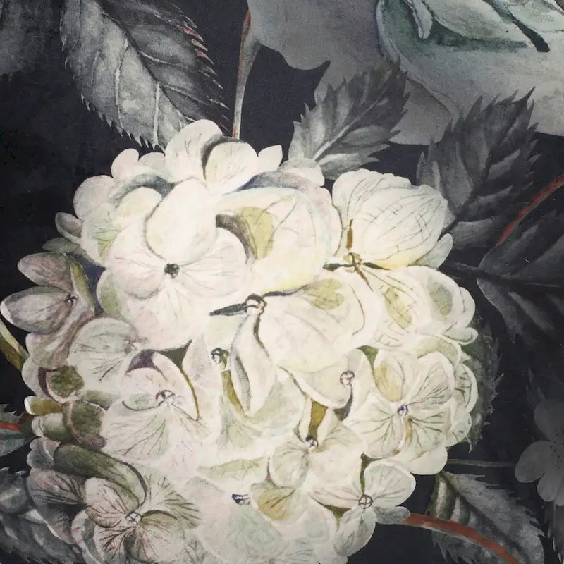 Pouf cubique en tissu à motif floral de taille moyenne traditionnel Reigle par Christopher Knight Home