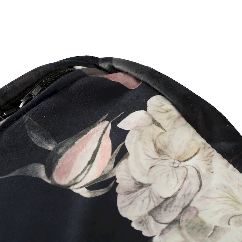 Pouf cubique en tissu à motif floral de taille moyenne traditionnel Reigle par Christopher Knight Home