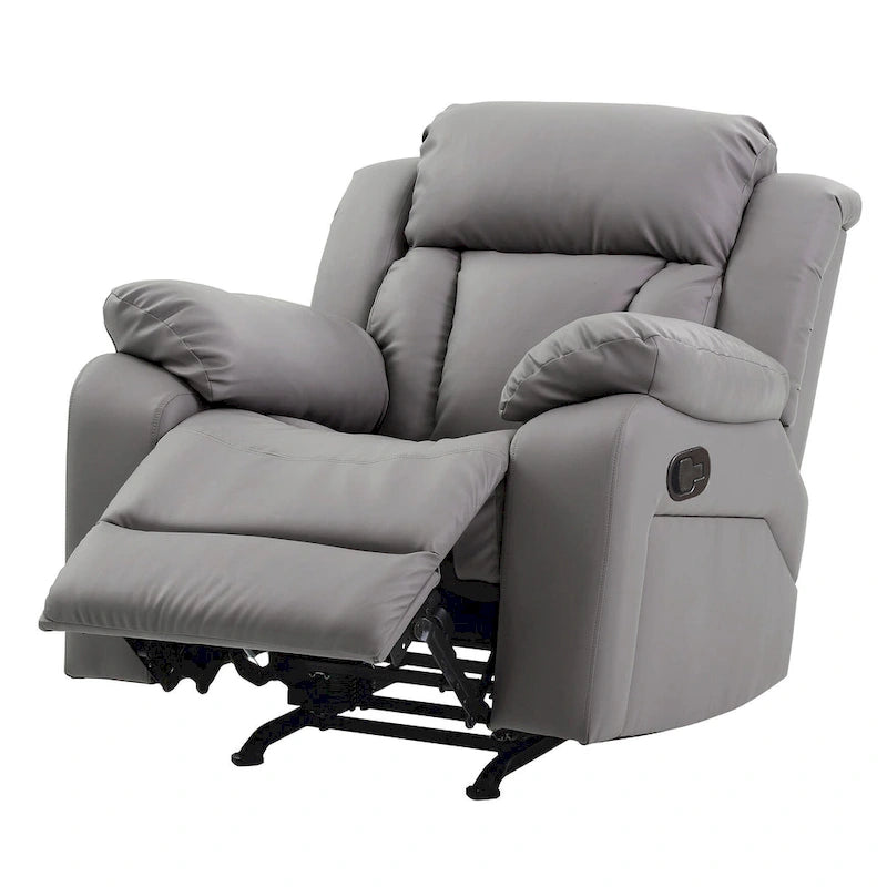 Fauteuil inclinable Daria en similicuir - 38L x 37P x 41H