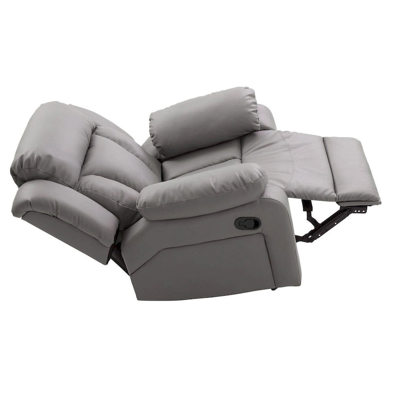 Fauteuil inclinable Daria en similicuir - 38L x 37P x 41H