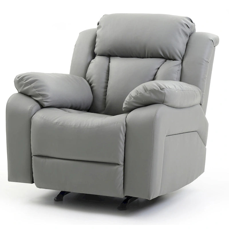 Fauteuil inclinable Daria en similicuir - 38L x 37P x 41H