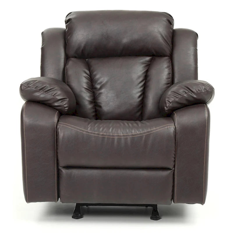 Fauteuil inclinable Daria en similicuir - 38L x 37P x 41H