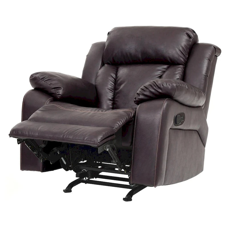 Fauteuil inclinable Daria en similicuir - 38L x 37P x 41H