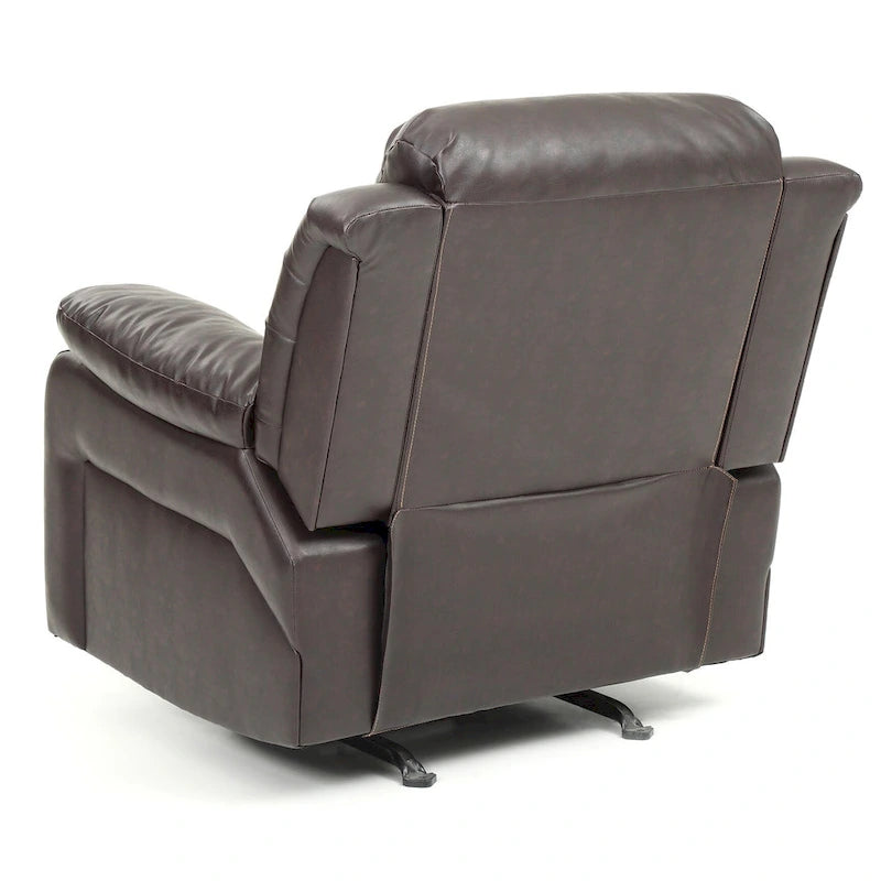 Fauteuil inclinable Daria en similicuir - 38L x 37P x 41H